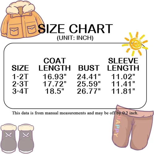 Vista 7 de Toddler Fleece Jackets Winter outerwear Coat For Baby Girl Sweater Clothes