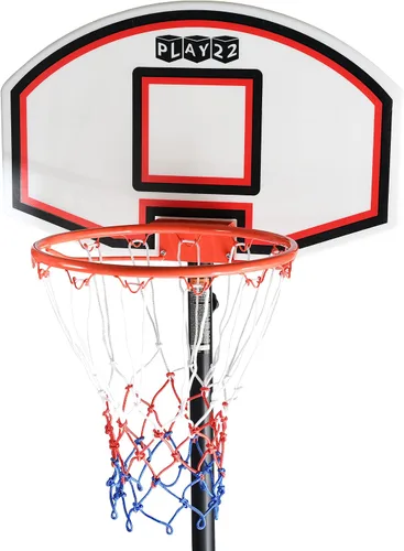 Vista 7 de Play22 Aro de baloncesto ajustable para niños, altura de 5 a 7 pies, aro de baloncesto portátil para niños, adolescentes, jóvenes y adultos