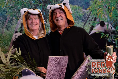 Vista 5 de SAZAC Red Panda Kigurumi - Onesie Jumpsuit Halloween Costume