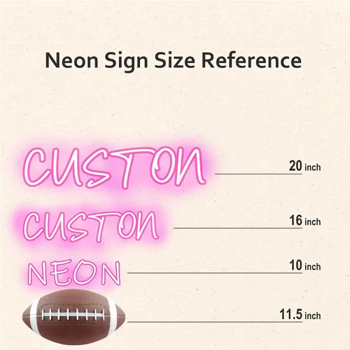 Vista 4 de Letreros de neón personalizados, letrero de neón LED personalizable para decoración de pared, letrero de nombre de neón personalizado para regalos