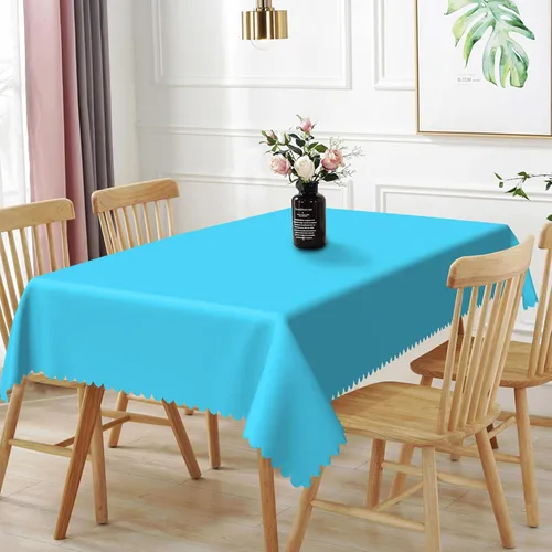 Vista 27 de 52x70inches Apple Green Tablecloth Heavy Duty Washable Polyester Fabric Table Cloth Rectangular Solid Color Table Cover for Kitchen Dining Room