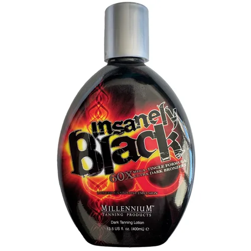 Vista 7 de Loción bronceadora para interior y cama de bronceado Millenium, Insanely Black y Solid Black, 13.5 onzas