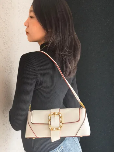 Vista 2 de Bolsos de mano Bolso de hombro para las mujeres lindo pequeño hobo bolsos de noche para mujeres negro en uso diario