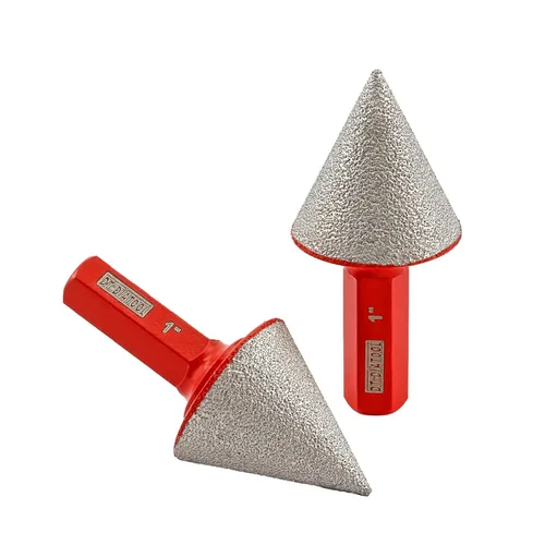 Vista 35 de DT-DIATOOL Brocas biseladas de diamante - Broca de corona de diamante de 4/5 pulgadas x 5/8"-11 rosca para agrandar, recortar, dar forma a agujeros