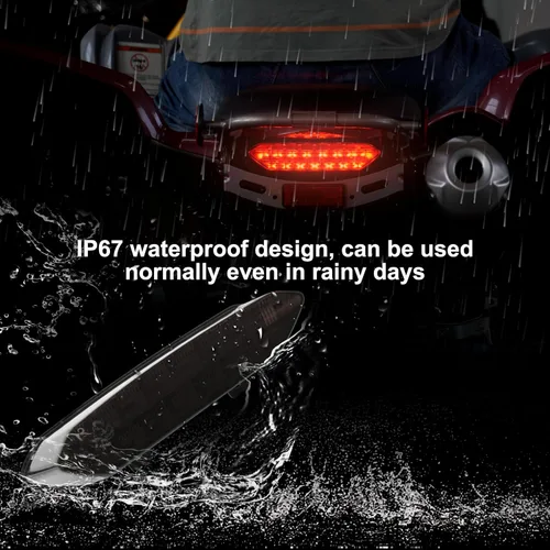 Vista 4 de Luces traseras LED ahumadas de freno para Raptor, luz trasera de freno para Yamaha Raptor 700R 700 2006-2018 / YFZ450R YFZ450X YFZ 450R 450X 450X