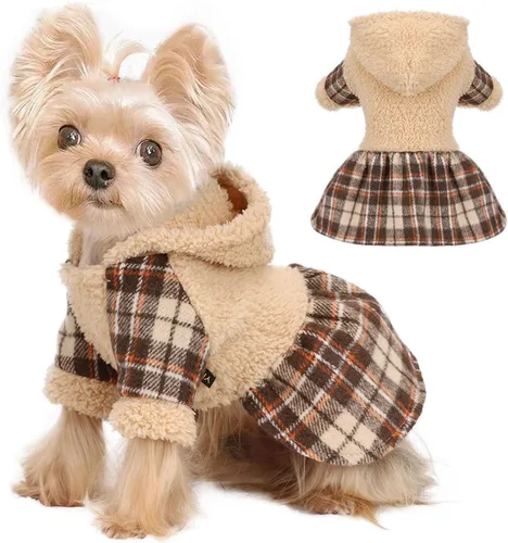 Vista 8 de Suéter para perro, ropa para cachorros, para perros pequeños, niño, niña, mascotas, sudaderas para perros clima frío, abrigos de perrito, sudadera