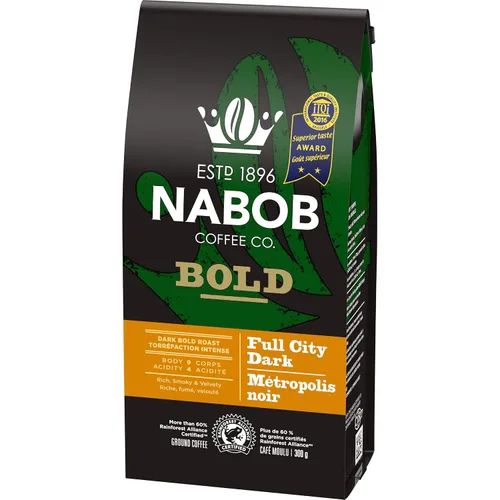 Vista 11 de NABOB Full City - Café molido oscuro, 32.27 onzas, paquete de 6 unidades {Importado de Canadá}