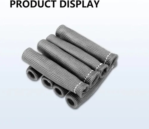 Vista 5 de 8 botas de protección de bujías, botas de alambre de bujía de 1200 grados, funda protectora de protección térmica, funda aislante de protección Negro