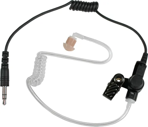 Vista 2 de PRYMEBLU® BTH-300-MAX es un micrófono de solapa Bluetooth multifuncional para radios bidireccionales, teléfonos celulares y tabletas