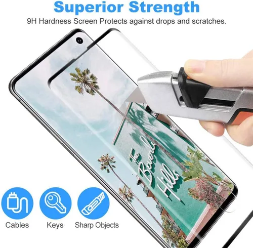 Vista 2 de [Paquete de 4] Protector de pantalla para Xiaomi Mi 11, protector de pantalla de vidrio templado antiarañazos de 9 dureza, película protectora