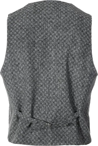 Vista 69 de Gioberti Chaleco de tweed formal de 6 botones para hombres