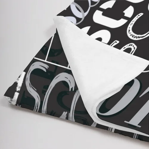 Vista 3 de Dr.TOUGH Manta personalizada con nombre, texto y nombre, para regalos de cumpleaños de adultos o niños, Navidad, regalo de la madre, del padre, día