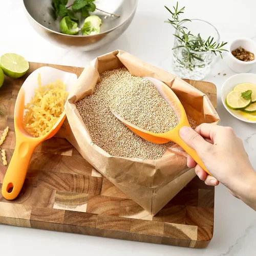 Vista 36 de Spring Chef - Cuchara magnética para congelador, sin BPA, color negro Flexi-Plastic Popcorn Scoop with Soft Grip Handle - Dishwasher Safe Ice