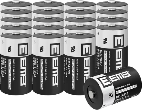 Vista 13 de EEMB Batería ER14250 1/2AA 3.6V Li-SOCL₂ Batería de litio no recargable XL-050F SB-AA02 LS14250 para medidor de collar de perro Sensor Sensor
