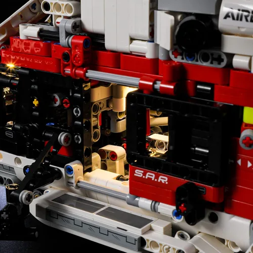Vista 5 de BRIKSMAX Kit de iluminación LED para LEGO-42145 Airbus H175 Rescue Helicopter - Compatible con el modelo de bloques de construcción Lego Technic