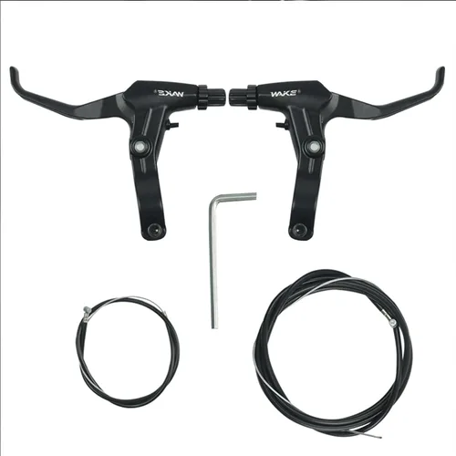 Vista 6 de FOMTOR Juego de pinzas de freno C para bicicleta, freno trasero y delantero, aleación de aluminio, freno lateral para MTB, bicicleta de montaña