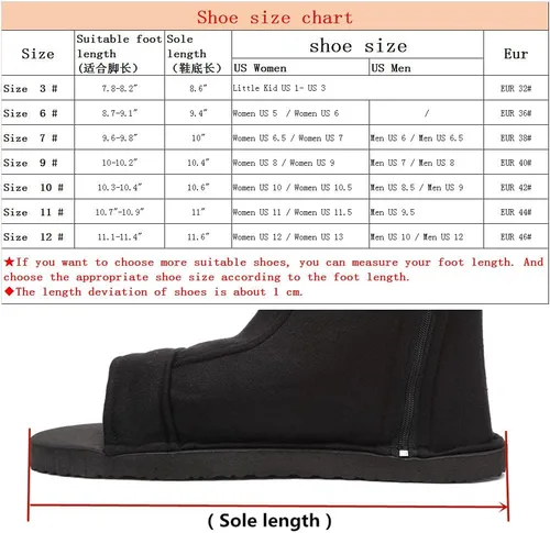 Vista 2 de RZCOSYZH Zapatos Cosplay Zapatos de fiesta Negro Zapatos mujereshombres Botas 32#-46#
