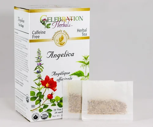 Vista 2 de CELEBRATION HERBALS Angélica Root Organic 24 Bolsa, 0.02 libras