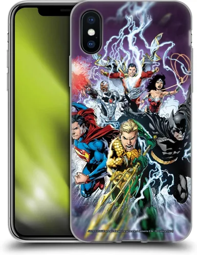 Vista 157 de Head Case Designs Funda de gel con licencia oficial de la Liga de la Justicia DC Comics #10 Darkseid War Comic Book Cover