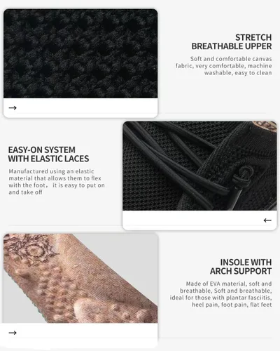 Vista 5 de 1TAZERO Zapatos anchos para hombre, mocasines casuales para caminar, zapatos ortopédicos cómodos de ancho ancho para hombres con soporte de arco