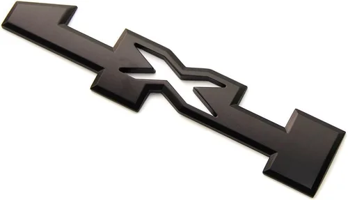 Vista 3 de Yoaoo 2Pack Placa de identificación de puerta OEM 4 x 4 Emblema 4x4 3D Compatible con Silverado Sierra 1500 2500Hd 3500Hd Negro Mate