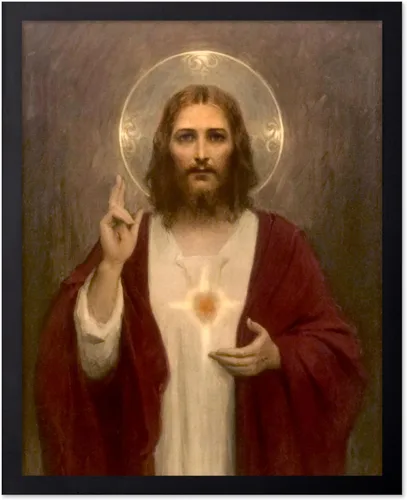 Vista 47 de Poster Master Póster de retrato vintage, impresión cristiana retro, regalo para religiosos, amigos, cara de Jesucristo, sudario de Turín, Biblia