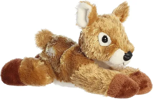 Vista 123 de Aurora® Adorable Mini Flopsie™ Mei Mei™ Animal de peluche, facilidad juguetona, compañeros atemporales, color blanco, 8 pulgadas