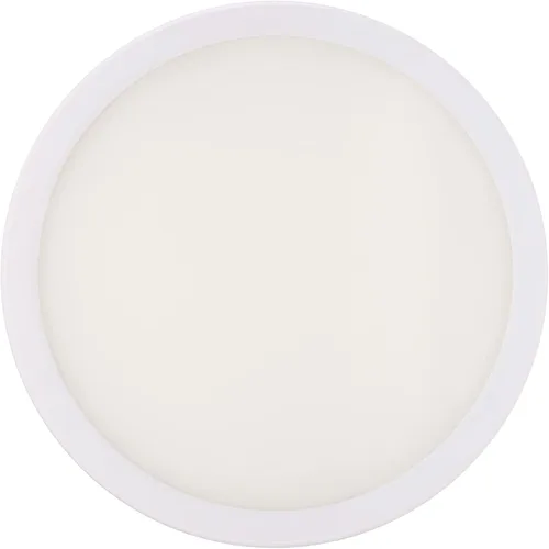 Vista 4 de WAC Lighting Geos - Montaje empotrado redondo LED de perfil bajo de 10 pulgadas, 3000 K, color blanco