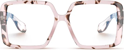 Vista 18 de VISOONE Gafas de bloqueo de luz azul TR90 de gran tamaño, accesorios de moda, sin receta para mujeres, Harvard