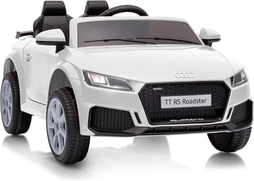 Vista 11 de Audi TTRS - Auto de paseo con licencia de 12 V para niños pequeños de 1 a 3 años con control remoto Negro
