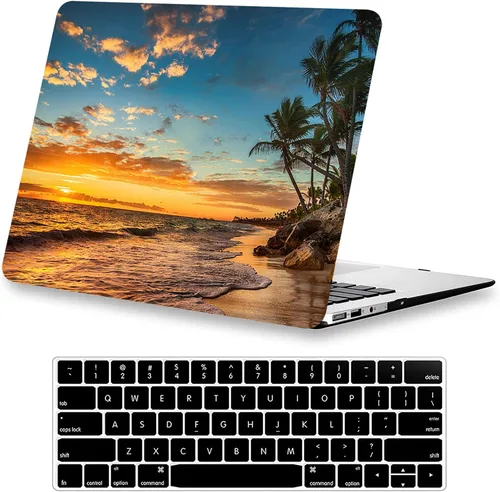 Vista 17 de Compatible con Funda para MacBook Air de 13 Pulgadas con Diseño de Cocodrilo 2021 2020 2019 2018 M1 A2337 A2179 A1932, Texturizada Elegante Lujosa