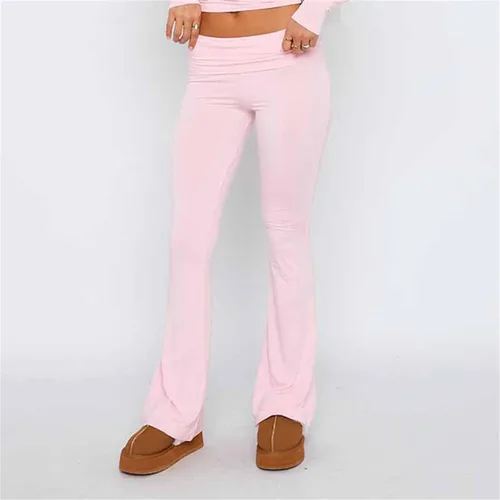 Vista 4 de HJYUZP Joggers for Women Women's New Casual and Fashionable Low Waisted Slimming Solid Color Sweatpants for Women Trendy