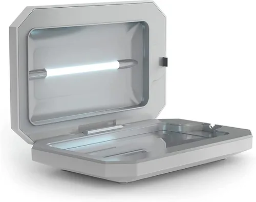 Vista 13 de PhoneSoap Caja desinfectante de luz UV básica para teléfono celular Desinfectante de luz UV de 360 grados patentado y clínicamente probado Negro