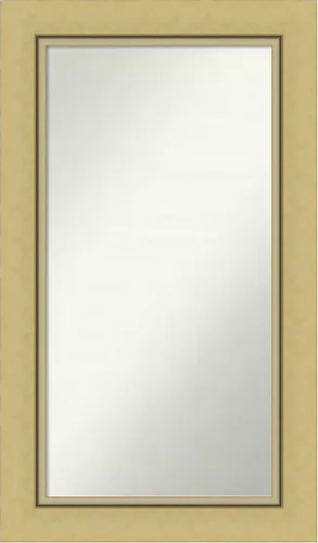 Vista 76 de Amanti Art Landon Gold Espejo de baño, espejo de pared o espejo de tocador de baño sobre el fregadero (26.25 x 26.25 pulgadas) Espejo no biselado