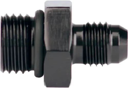 Vista 20 de Aeromotive 15608 Aluminio anodizado negro -10AN macho conector de combustible con rosca estriada