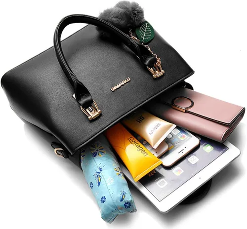 Vista 5 de Dreubea Bolso bandolera de cuero para mujer