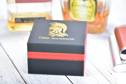 Vista 7 de TIME WARRIOR Binkada - Reloj automático 2021, relojes automáticos para hombres, regalos de cumpleaños para él, papá, marido, novio, reloj