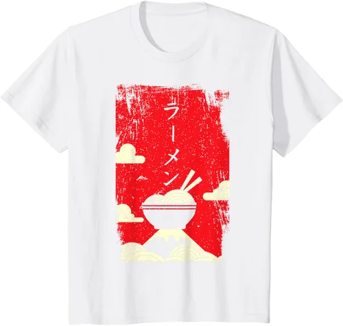 Vista 31 de Ramen Noodles Camiseta de arte japonés, Negro