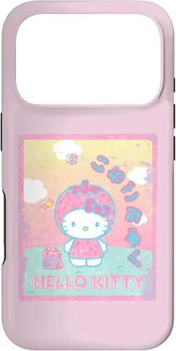 Vista 30 de Hello Kitty Funda de leche de fresa para iPhone 17