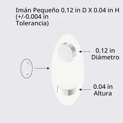 Vista 2 de N52-D3x1mm - Paquete de 1000, pequeños imanes redondos de tierras raras, mini imanes de disco de neodimio para bricolaje, construcción, manualidades