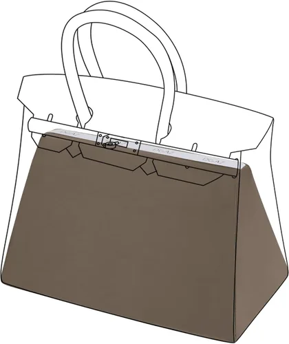 Vista 9 de DGAZ Funda moldeadora de almohada de lujo, espuma viscoelástica, se adapta a Birkin 20/25/30/35/40/45/50 (negro, BK20)