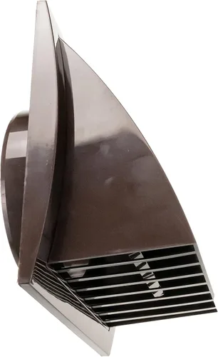 Vista 11 de Repa Market Cubierta de ventilación para secadora de 4 pulgadas/tubo de antracita para paredes o techo/cubierta de protección de plástico ABS