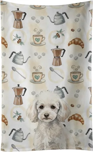 Vista 268 de Caroline's Treasures Afghan Hound - Toalla de cocina para barra de café, terciopelo frontal y lazo de algodón, lavable a máquina Sabueso afgano