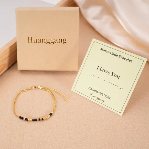Vista 8 de Regalos inspiradores para mujeres, pulseras con código morse, mensaje secreto para hija, mamá, mejor amiga, profesora, día de la madre, día de San
