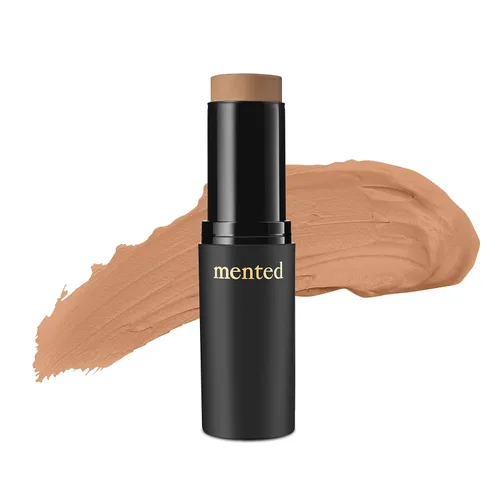 Vista 16 de Mented Cosmetics - Base de maquillaje en barra, corrector y barra de contorno para piel oscura, base en crema para mujeres negras, vegano y libre