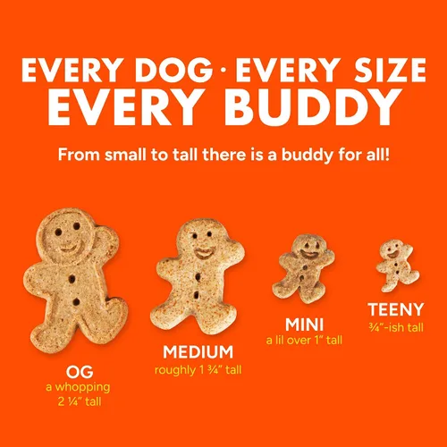 Vista 8 de Buddy Biscuits Caja de 14 oz. de galletas crujientes sin granos para perros hechas con pollo natural asado