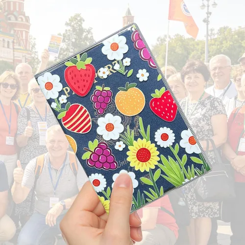 Vista 2 de Funda impermeable transparente para pasaporte, protector de pasaporte de plástico, artículos esenciales de viaje, unisex para adultos, con funda