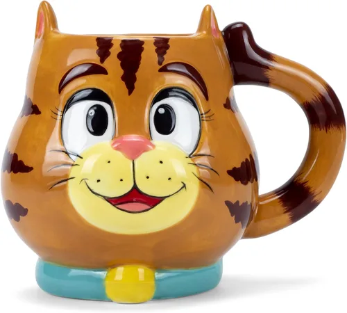 Vista 14 de ESNCHMG-BR - Taza de té de cerámica brillante con carácter de oso negro gordito de 20 onzas para tu bebida matutina favorita