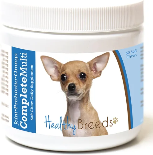 Vista 277 de Healthy Breeds Affenpinscher todo en uno multivitamínico suave masticable 60