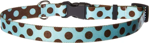 Vista 53 de Collar de diseño amarillo estándar para perro, pequeño, s, Marrón Lunares de Navidad